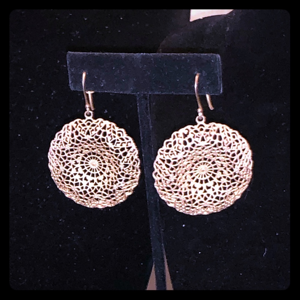 Stella & Dot Jasmine Filigree Earrings